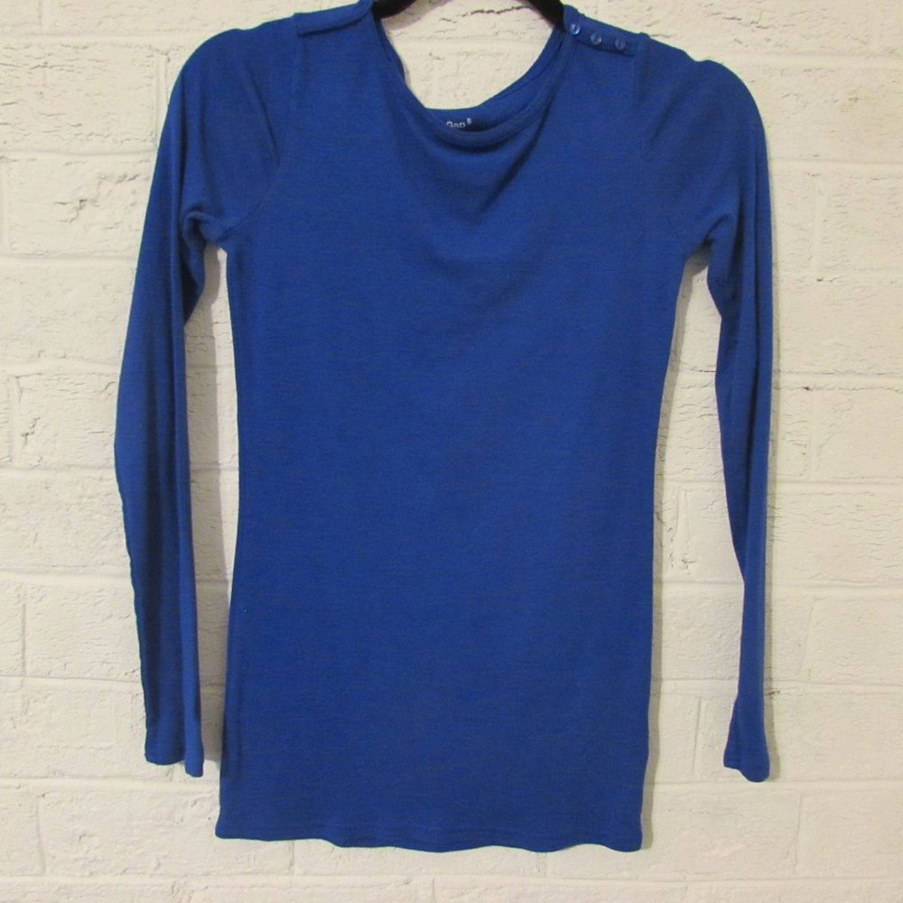 Gap Royal Blue Long Sleeve Shirt
